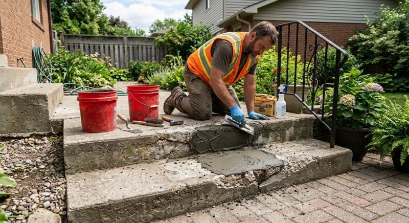 Patio Stairs Painting Service