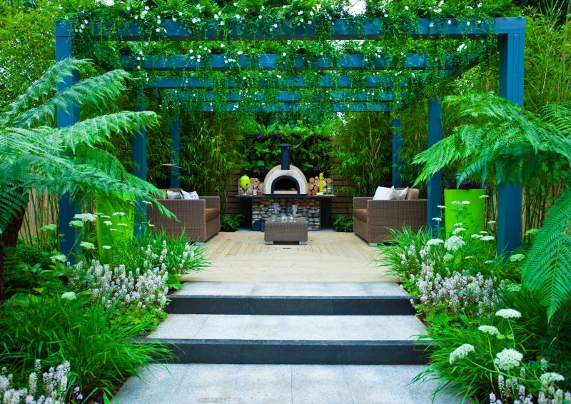 Patio Stairs Painting