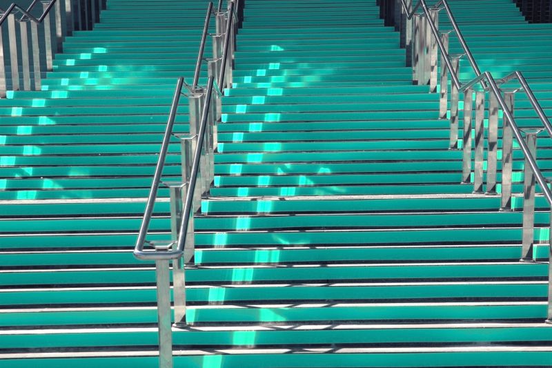 Abstract Art on Stairs